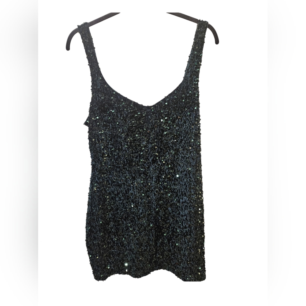 Emerald sequin mini dress from Jump Apparel